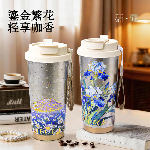 2026新款纯钛咖啡杯高颜值保温杯纯钛保温咖啡杯家用便携礼物随行