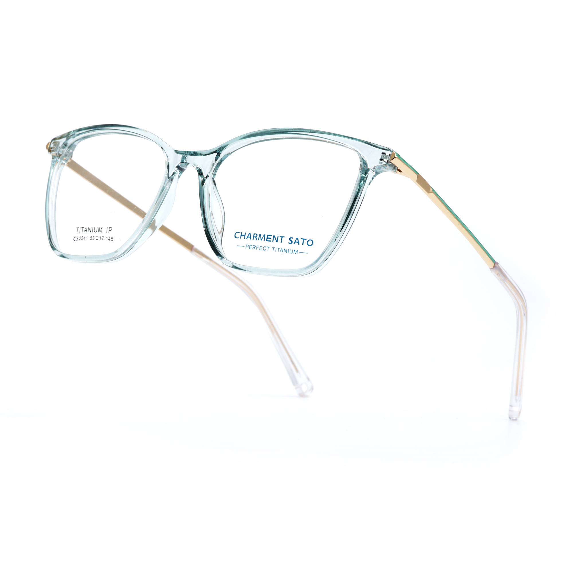 CHARMENTSATOTR钛架方框眼镜
