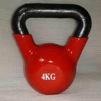 Women's home fitness equipment for dipped kettlebell balls 6, 8, 10, 20 lift kettlebells men's dumbbells to build arm muscles thumbnail 3