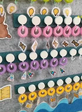 幼儿园区域挂钩环创装饰