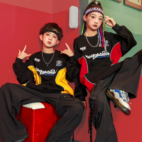 【舞台焦点】儿童嘻哈风酷帅套装