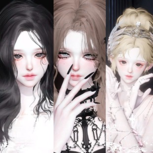 发3 邦妮 洋桔梗 怜萘绪 777u捏脸 发国服素颜 以闪亮之名捏脸