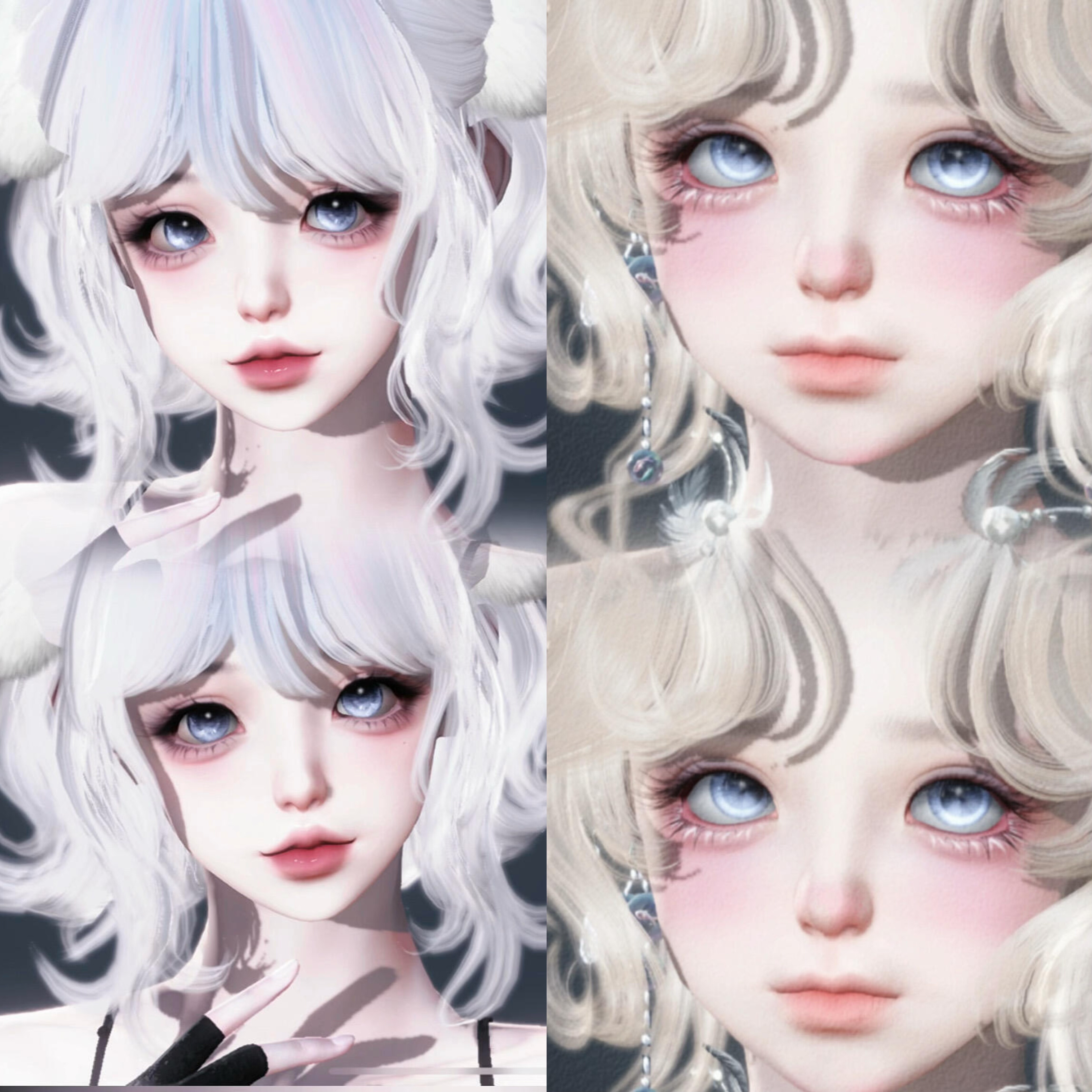 发2 李寻欢 哩 青 逆水寒手游捏脸女通用