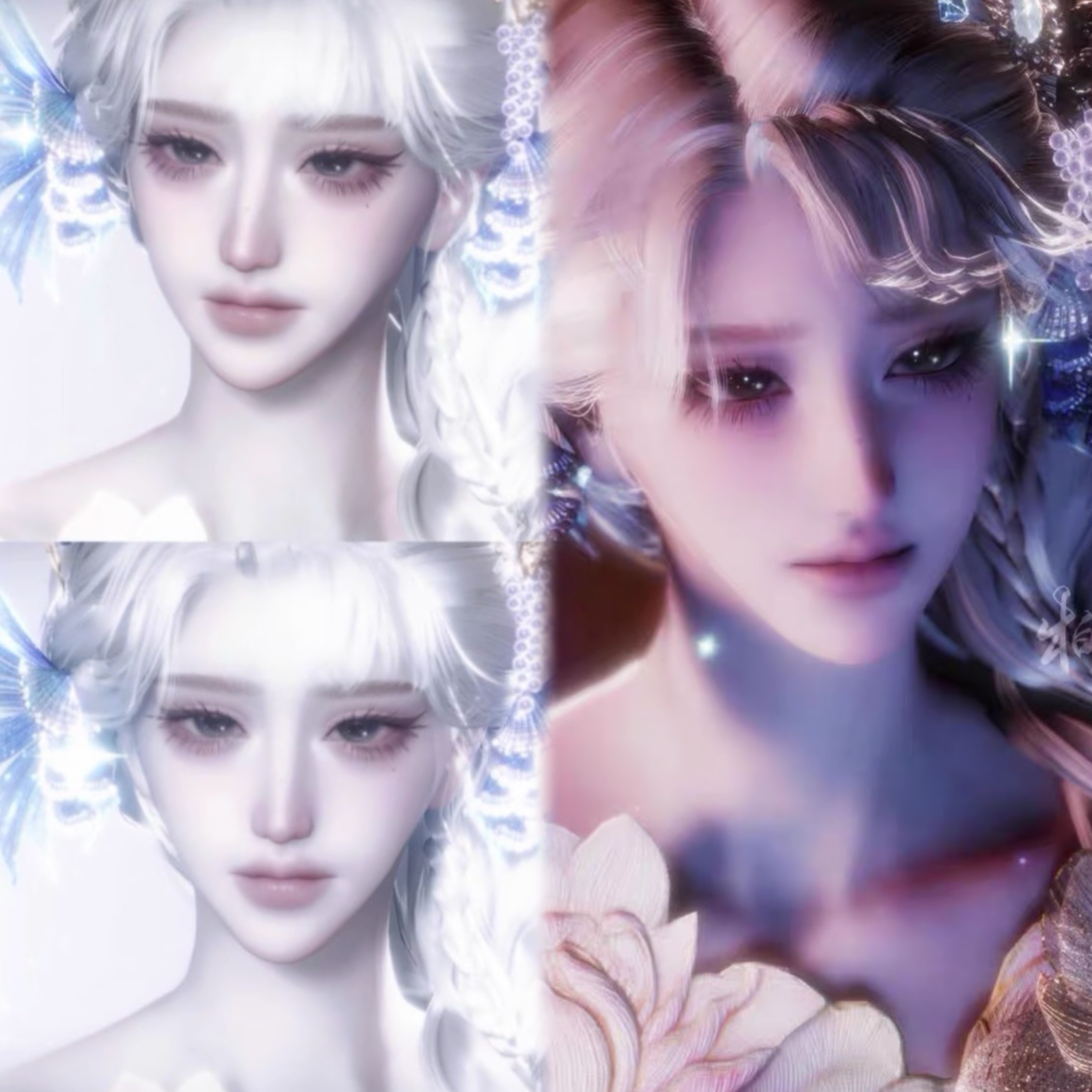 发2 尤怜 柏岚仁申 人鱼公主 燕云十六声捏脸女 端游手游通用