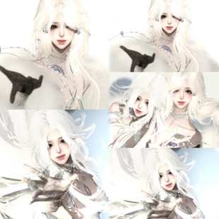 发4 mok 明夏 作别雨 情侣款 洋芋大王 逆水寒手游捏脸男女通用