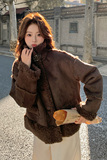 25新款皮毛一体外套2C055-5115-P210控318，女装棉衣/棉服，2C055