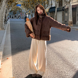 25新款皮毛一体外套2C055-5115-P210控318，女装棉衣/棉服，2C055