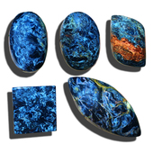 Pietersite蓝彼得石吊坠纯蓝猫眼女款 蓝火彩水滴坠裸石河南淅川料