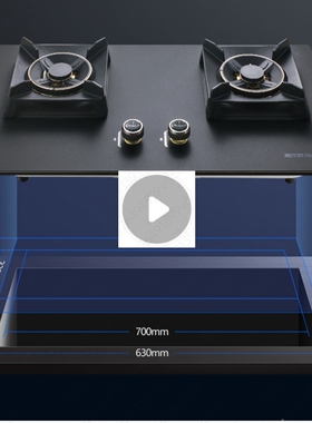雅乐思燃气灶Q379G家用5.2KW大火力高端磨砂面板换灶挖孔尺寸可选