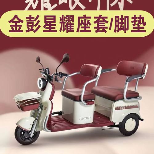 金彭星耀A休闲三轮车座套防水全包围坐垫套罩脚垫踏JP1500DZK-18A