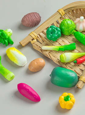 写实蔬菜树脂微景观桌面小摆件