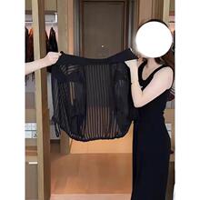 网红爆款防晒衫薄款2025夏季新款雪纺上衣显瘦翻领短袖衬衫外套女