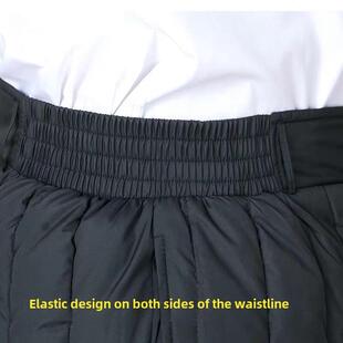 加厚户外保暖白鸭绒内穿棉裤 男外穿爸爸宽松大码 中老年羽绒裤 冬季