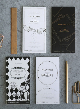 EV信的恋人NOTE FOR便签本幻想曲复古黑白文艺便条单词本随身计划