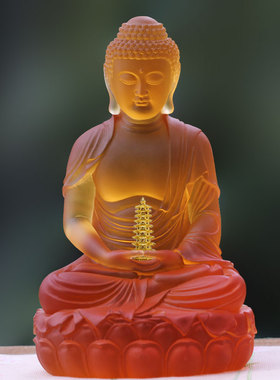 阿弥陀佛释迦牟尼琉璃三宝佛佛像佛具摆件客厅佛堂寺庙供奉药师佛