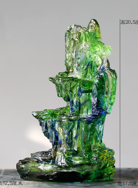 青山绿水茶室倒流香古法琉璃