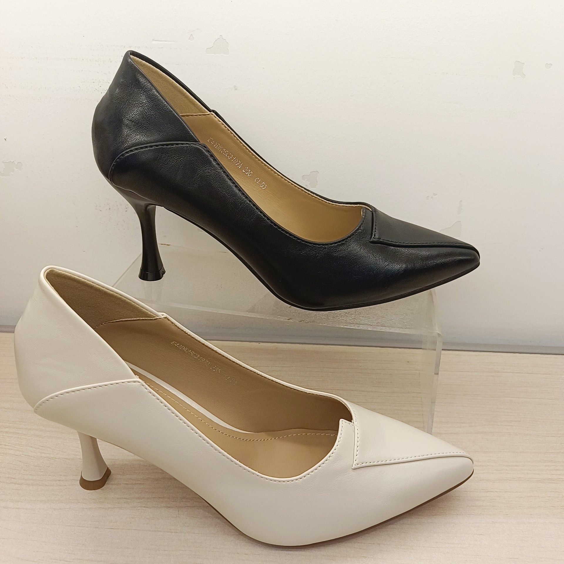 大东2026春季新款女单鞋时尚简约通勤鞋尖头细跟高跟一脚蹬C3197A,女鞋,浅口单鞋,淘宝优惠券,粉丝福利购,淘宝优惠卷