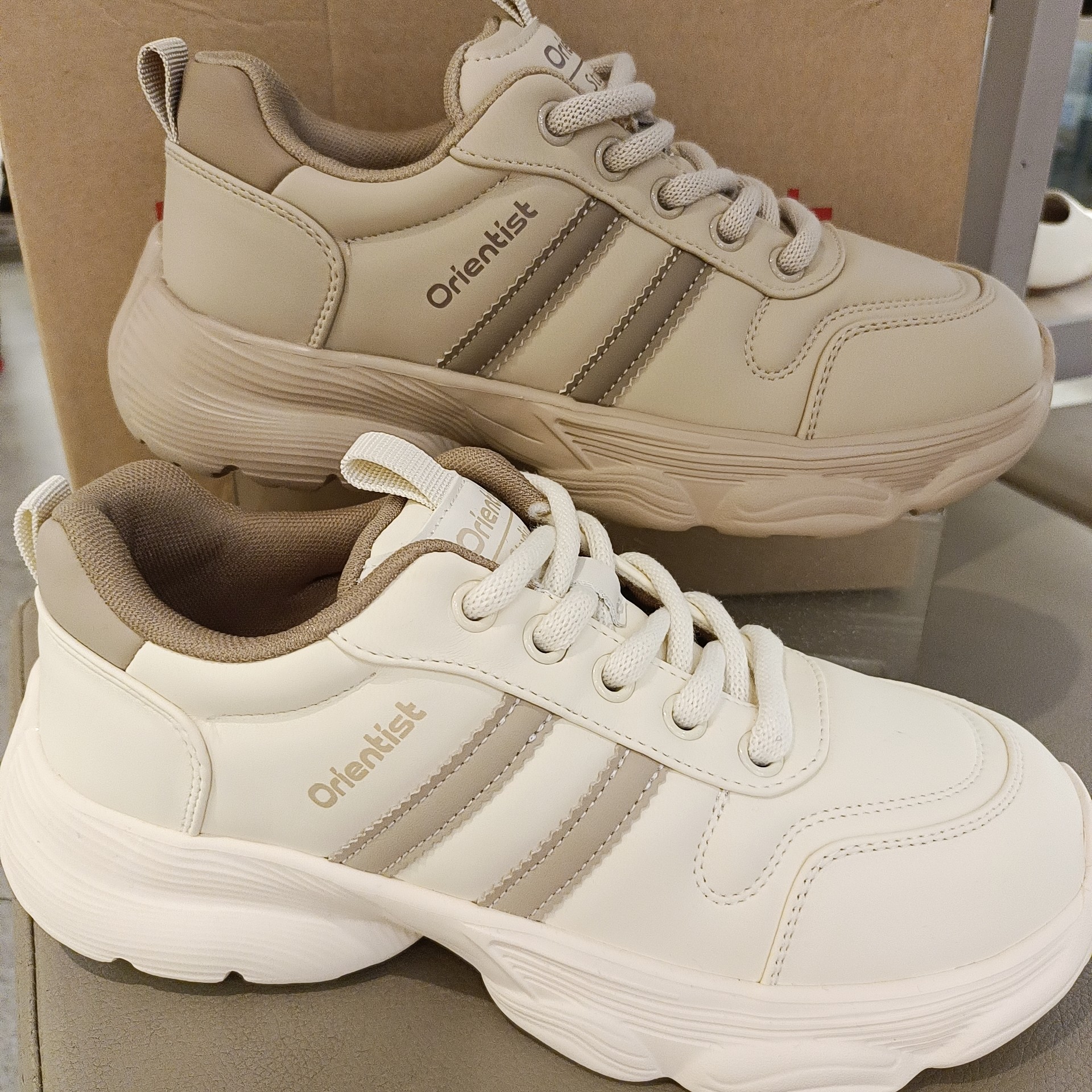 大东老爹鞋女鞋2025秋季新款时尚休闲平底中跟圆头系带简约1350,女鞋,时尚休闲鞋,淘宝优惠券,粉丝福利购,淘宝优惠卷