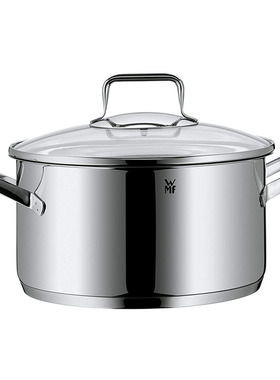 德国WMF福腾宝trend不锈钢汤锅炖锅煮锅玻璃锅盖