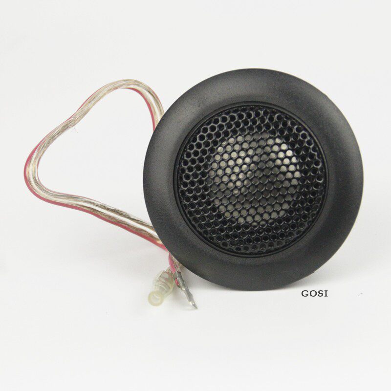 gosi汽车高音喇叭可转向钛膜金属音膜超顶发烧汽车高频扬声器4Ω