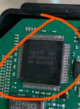 TMS470AVF3388HPZQ   汽车电脑板芯片