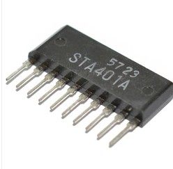 全新STA401A 4 NPN 达林顿 晶体管 电机驱动芯片 直插SIP-10