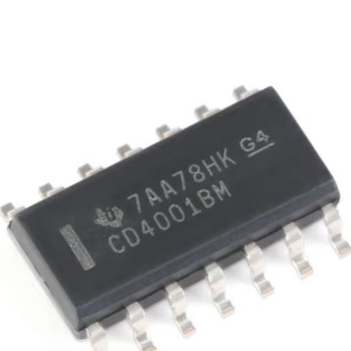 原装正品 CD4001BM   SOIC-14 CMOS四路2输入或非门 贴片逻辑芯片