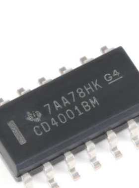 原装正品 CD4001BM   SOIC-14 CMOS四路2输入或非门 贴片逻辑芯片