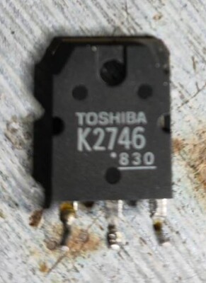 全新原装 2SK2746 K2746 TO-3P 场效应MOS三极管 7A800V 保质直拍
