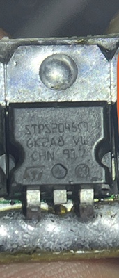 STPS2045CT   汽车电脑板插件二极管