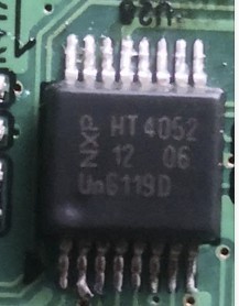 74HCT4052DB 丝印HT4052 SSOP16密脚16脚 逻辑芯片 全新进口原装