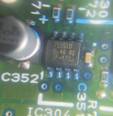7555本田crv仪表背光易损芯片