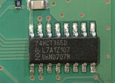 74HCT365D   汽车电脑板芯片 全新原装