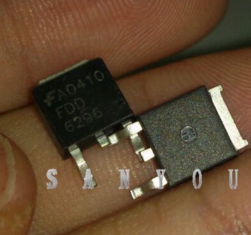 30V仙童场效应管 FDD6296 30V50A 安定器反接管   TO252