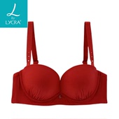莱系列内衣1 2定型厚杯胸罩舒适丝滑有钢圈聚拢侧收文胸0HI03