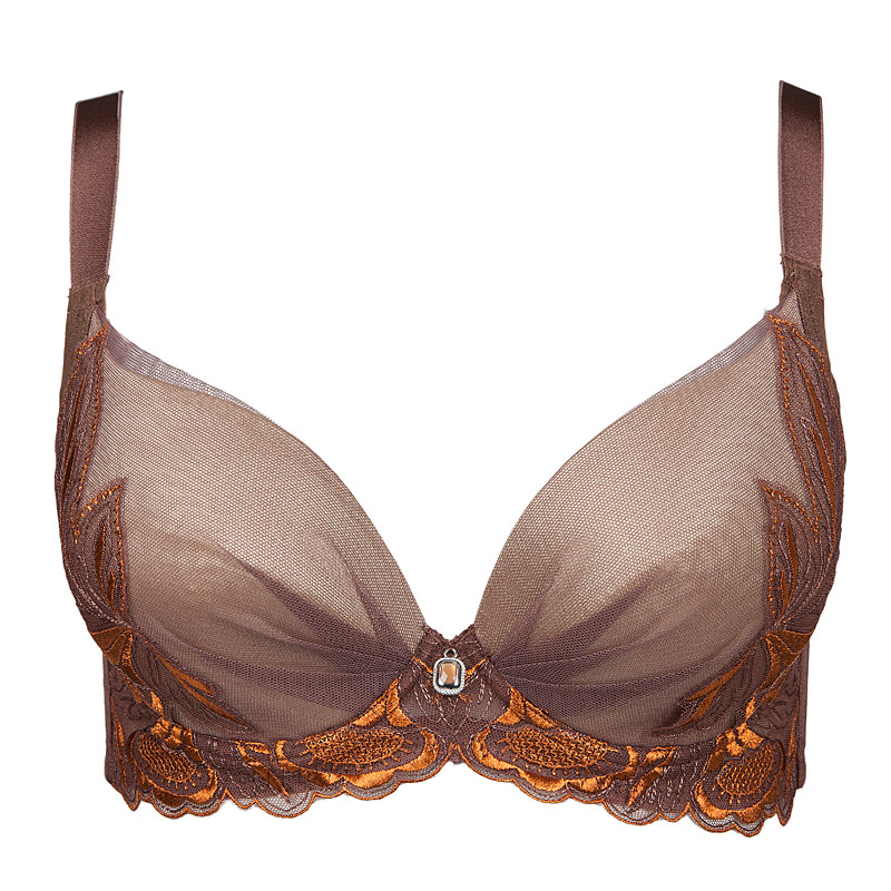 古今时尚性感大胸薄款透气胸罩