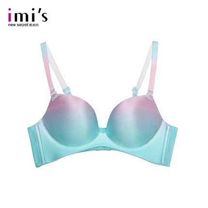 IMIS爱美丽内衣光面无托3/4厚蝴蝶杯舒适包容聚拢文胸罩IM17AGZ1