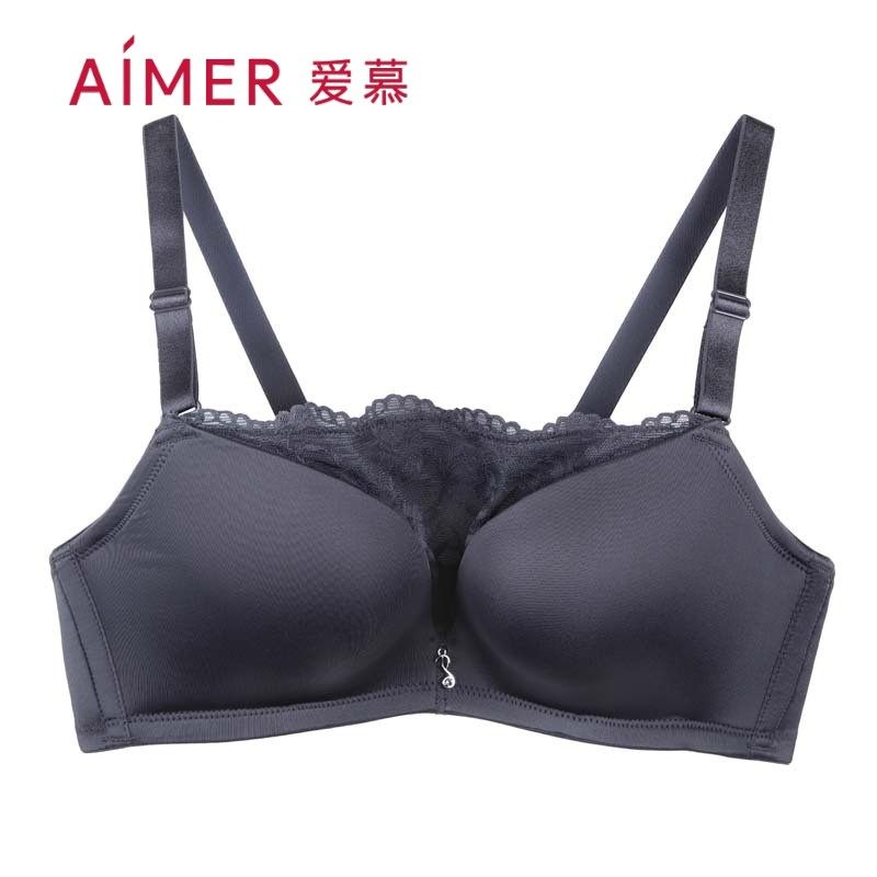 爱慕性感无钢圈聚拢调整型文胸