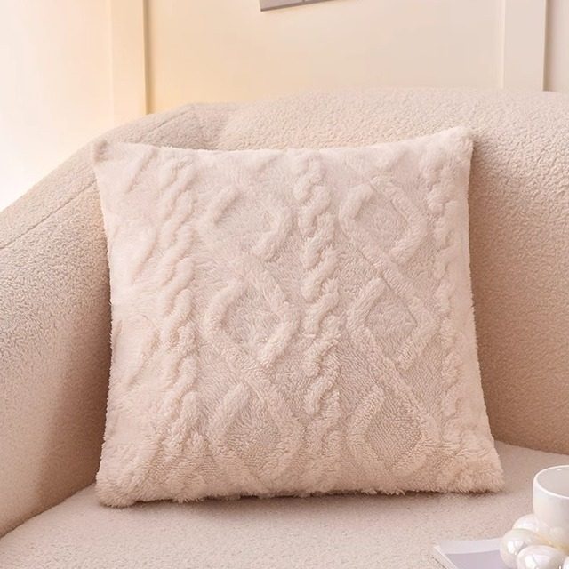 奶油色高级复古风打结抱枕套沙发床上棕色床上腰靠枕靠垫含芯飘窗,居家布艺,抱枕被,淘宝优惠券,粉丝福利购,淘宝优惠卷