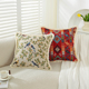 新中式 靠背抱枕 花鸟抱枕田园名族风民宿沙发客厅靠垫靠枕床头美式