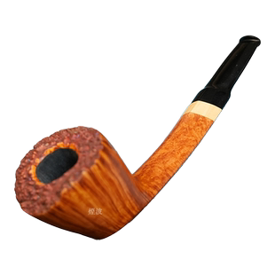 美国Todd Johnson都柏林型 斗口留皮 重装步兵级别进口石楠木烟斗