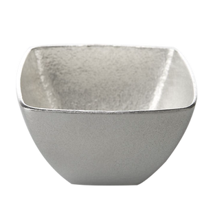 日本高冈 能作锡器 四角 锡制 日式创意锡杯水杯酒杯酒器茶杯茶器