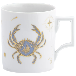 德国MEISSEN梅森瓷器 柏林系列十二星座 巨蟹座 马克杯 水杯 茶杯