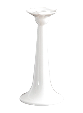 德国 MEISSEN 梅森瓷器 纯白系列 烛光晚餐烛台组 家居摆件