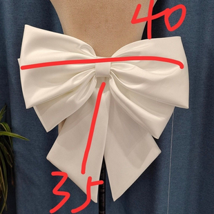 后背大蝴蝶结配饰白色婚纱后背蝴蝶结配饰配件日常裙子配饰婚纱遮