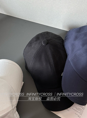 【INFINITYCROSS】高品质！新款25P刺绣字母白边棒球帽鸭舌帽子女