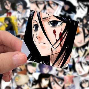 动漫二次元周边朽木露琪亚装饰拼图防水防晒贴纸包死神周边贴画包