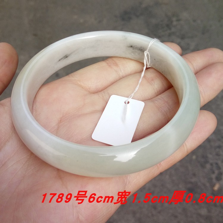 天然飘花扁条南阳独山玉内径厂