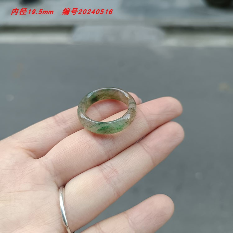 天然独山玉石南阳翡翠原矿简单多色男女戒指环一款多用实物吊坠