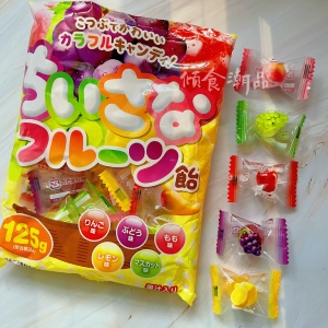 日本进口 RIBON理本混合什锦水果味五味儿童硬喜糖果小零食118.6g